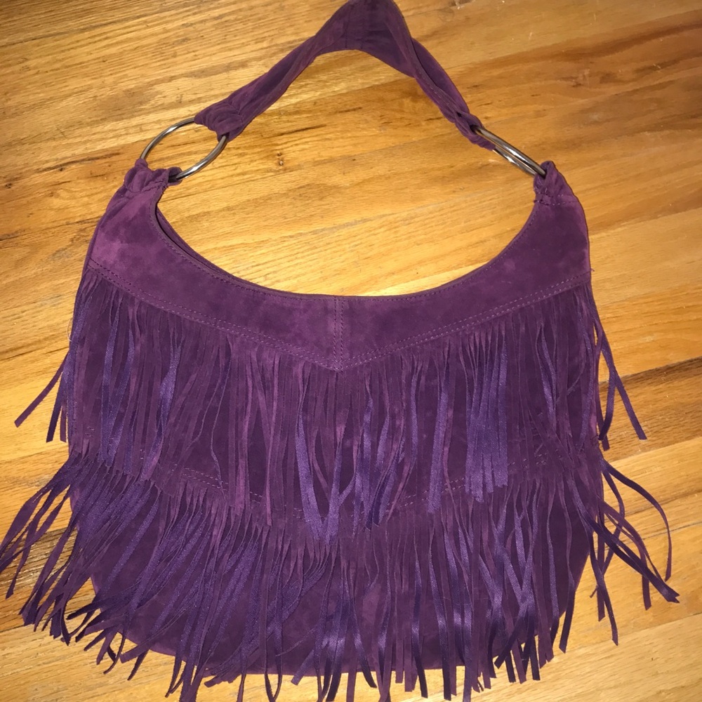 Purple Tassle Purse